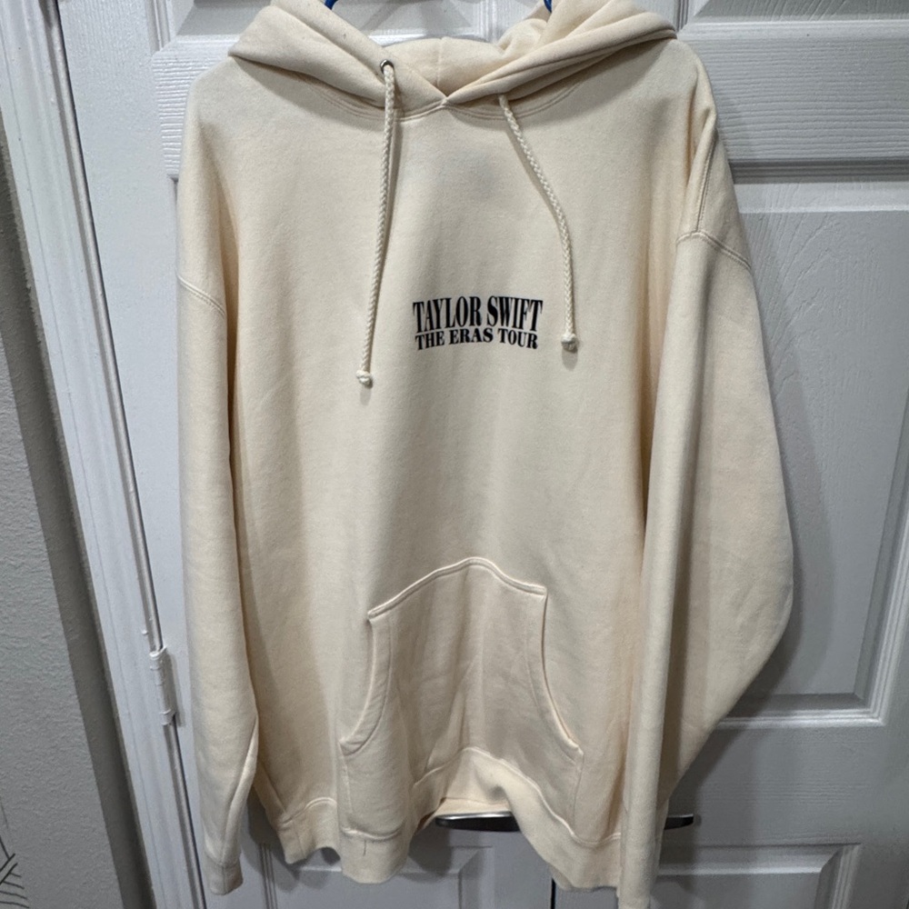 Taylor Swift Cream Hoodie/Sweatshirt from The Eras Tour Nashville